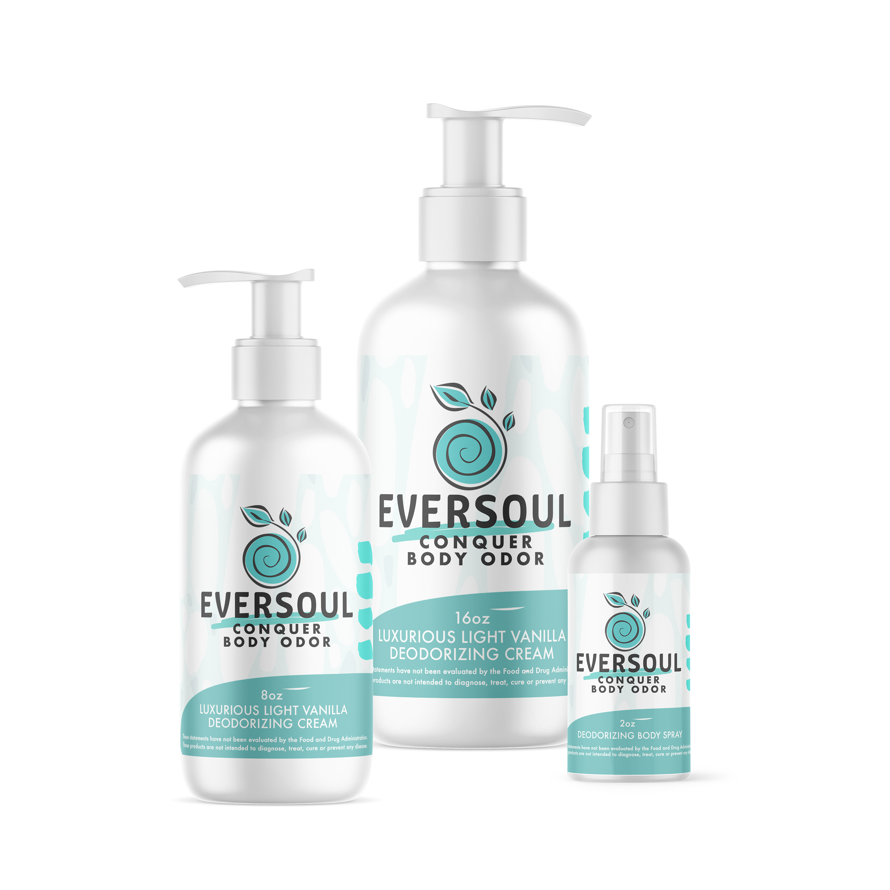 Eversoul Solutions® 16oz + 8 oz Body Cream + 2oz Body Spray SAB122