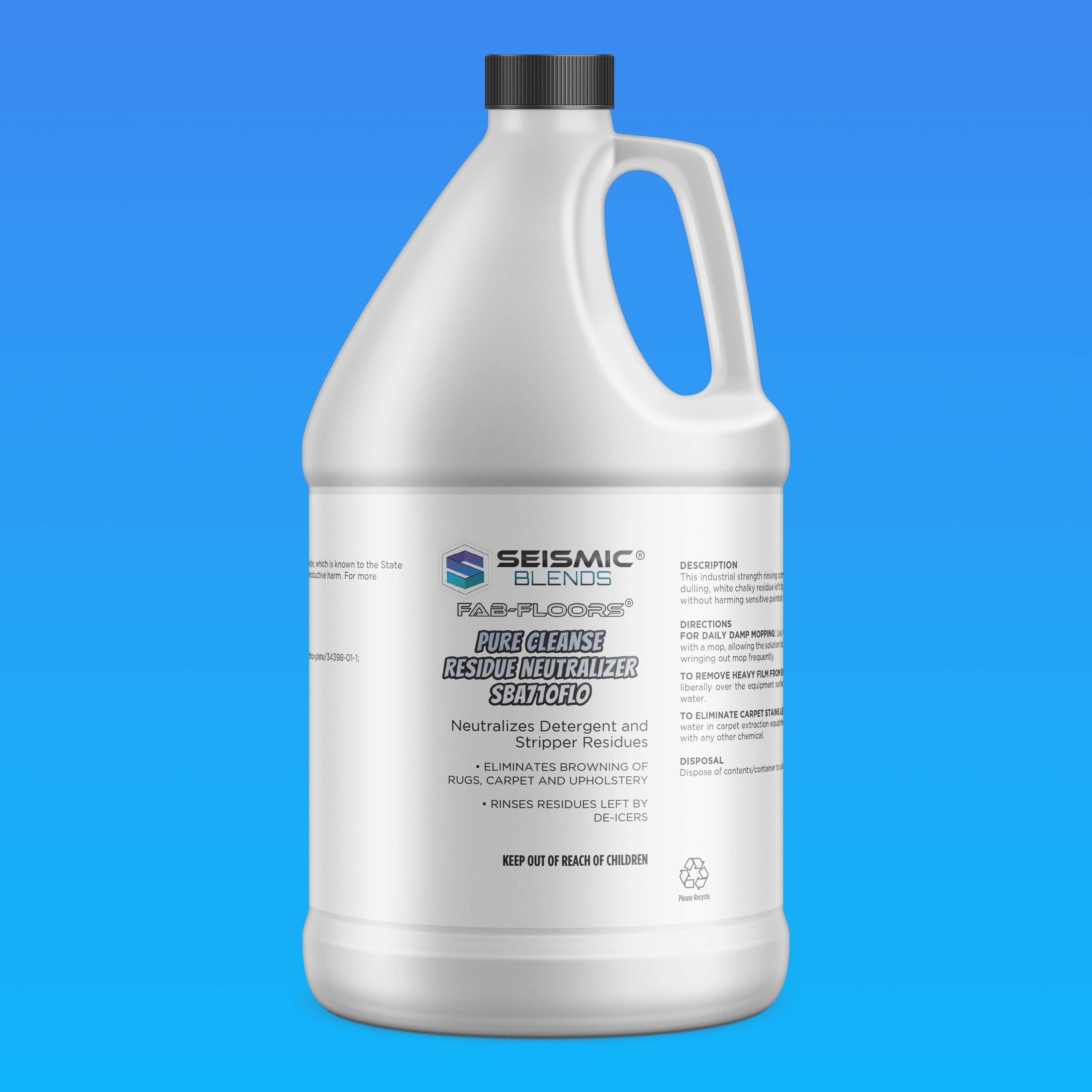 Fab Floors Pure Cleanse Residue Neutralizer SBA710FLO