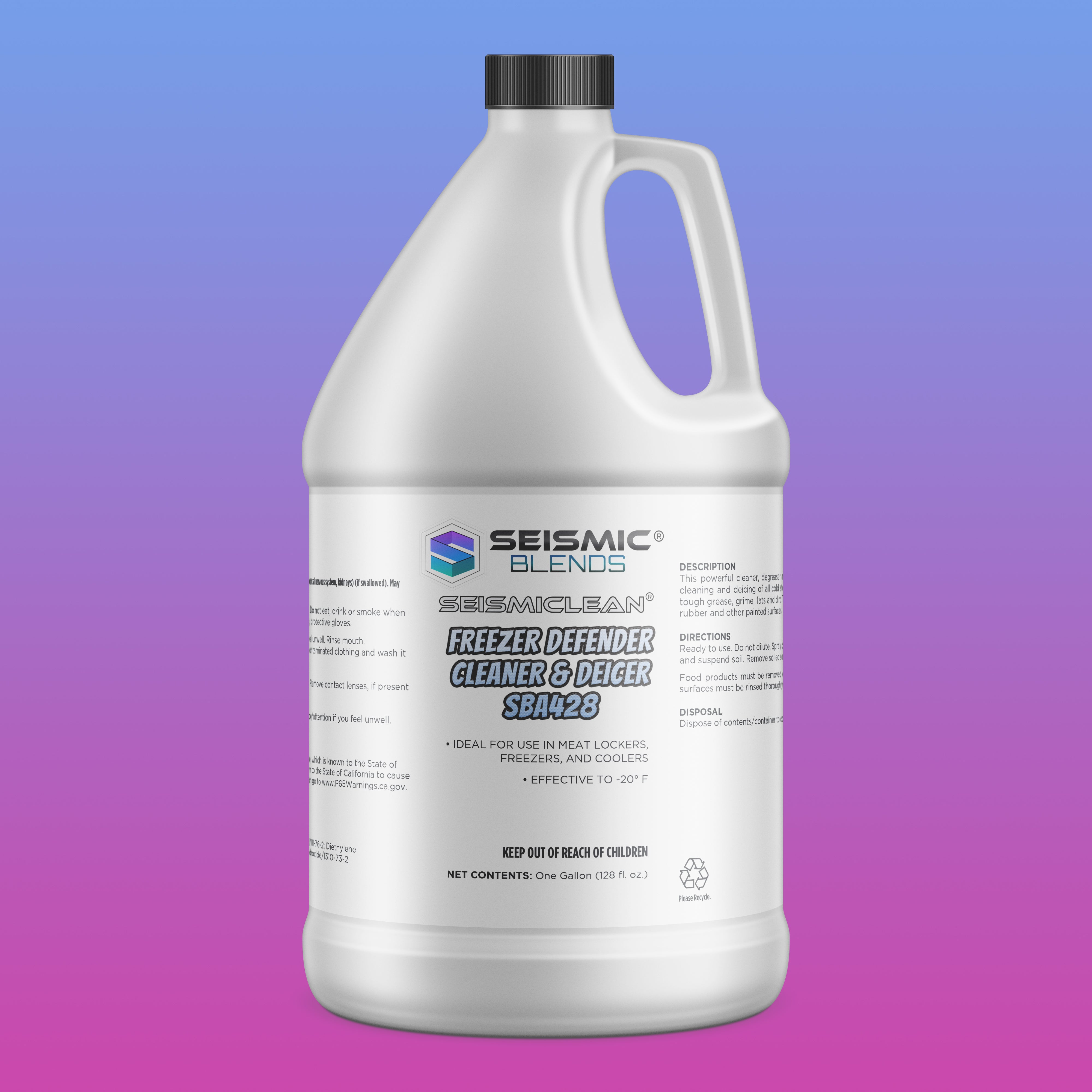 Seismiclean Freezer Defender Cleaner & Deicer SBA428