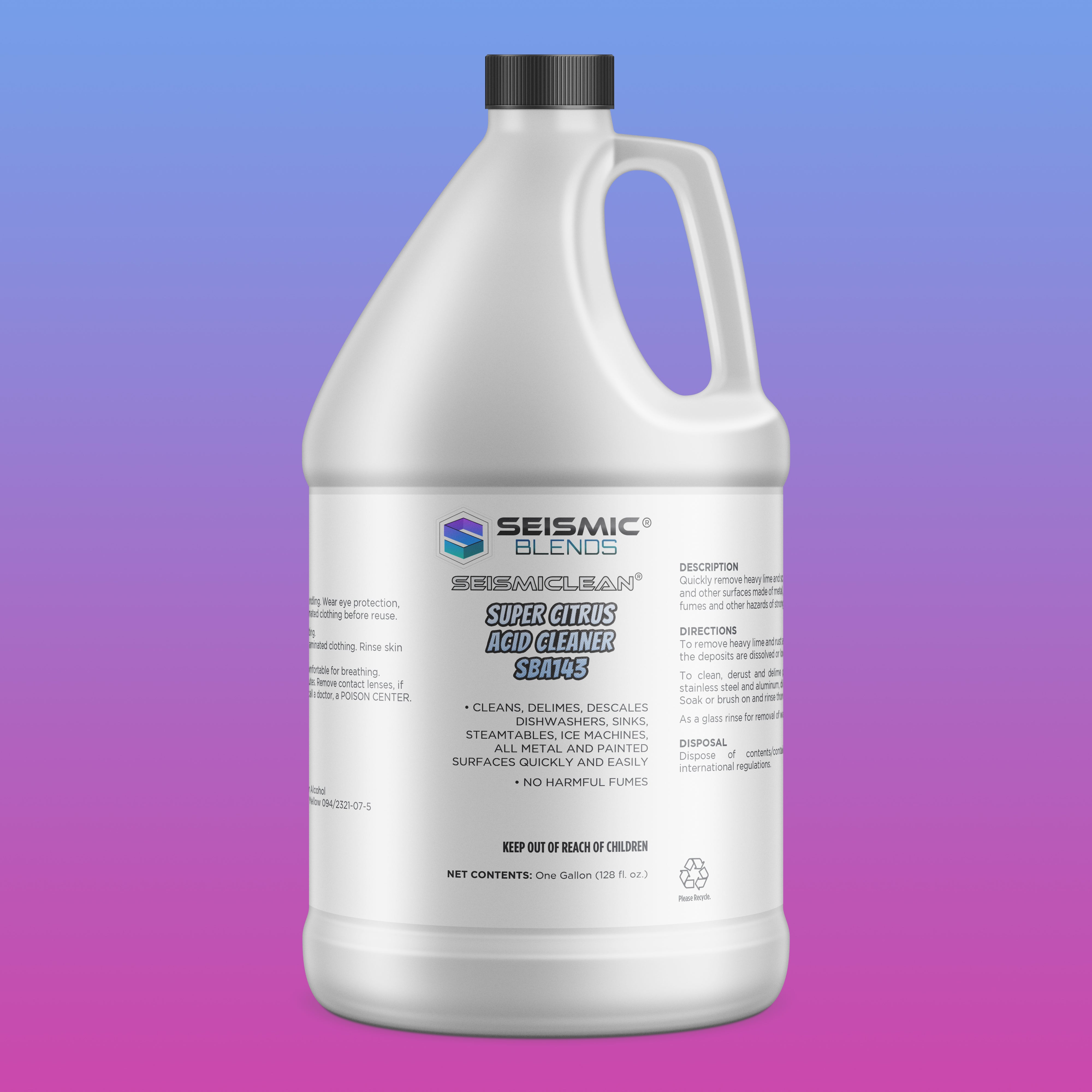 Seismiclean Super Citrus Acid Cleaner SBA143