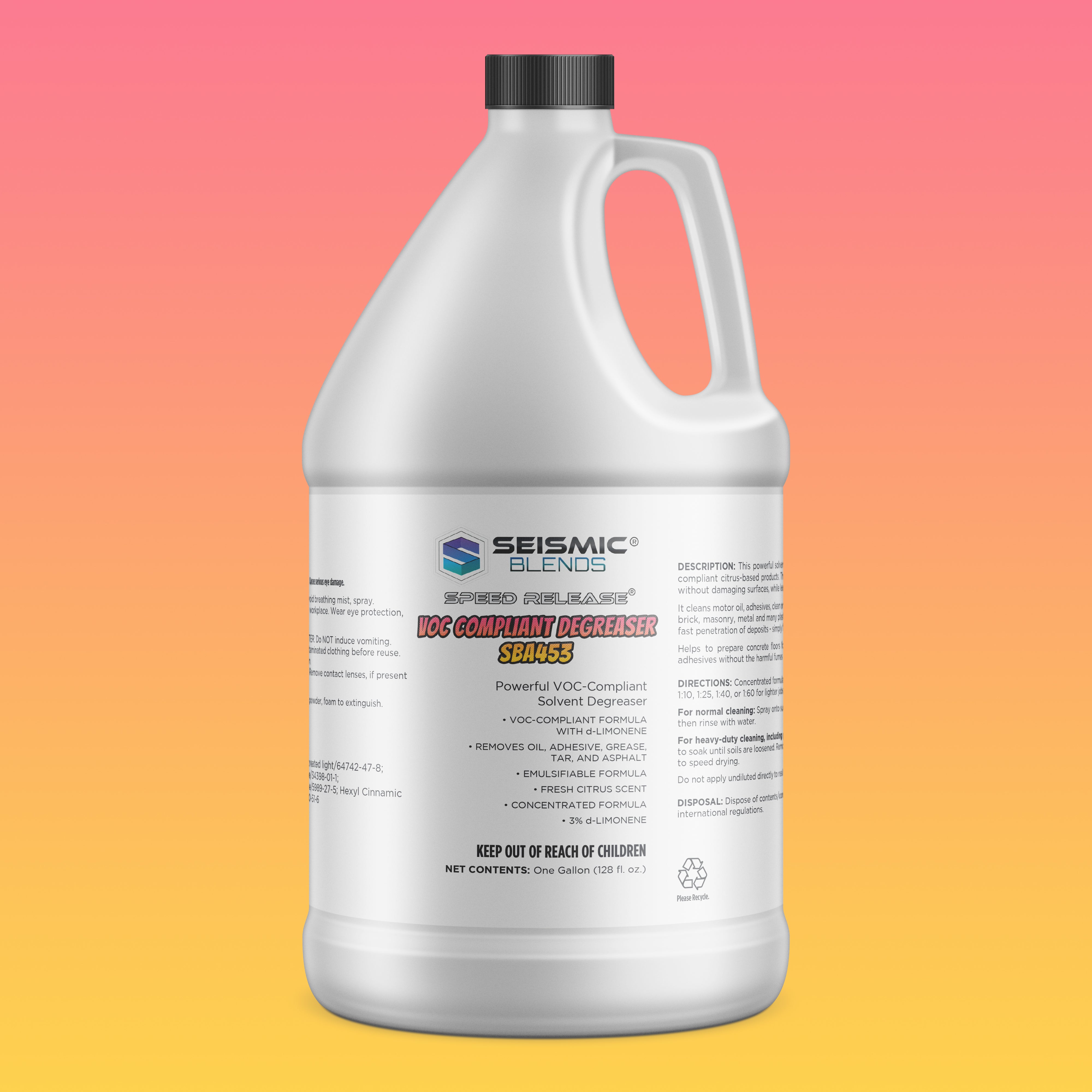 Speed Release VOC Compliant Degreaser SBA453