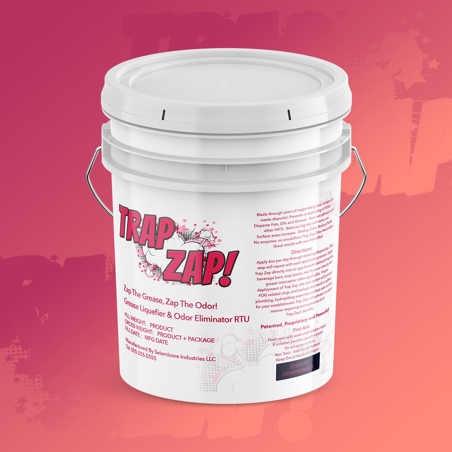 Trap-Zap® Grease Trap Additive GTT100